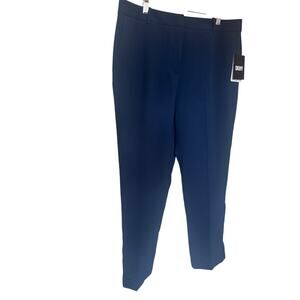 DKNY Essex ankle pant nwt navy blue  size 10 slim leg womens dress pants